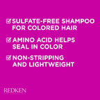 Redken Color Extend Magnetics Shampoo For Color-Treated Hair - Gently Cleanses & Protects Color, With Amino Acid, Sulfate-Free Shampoo