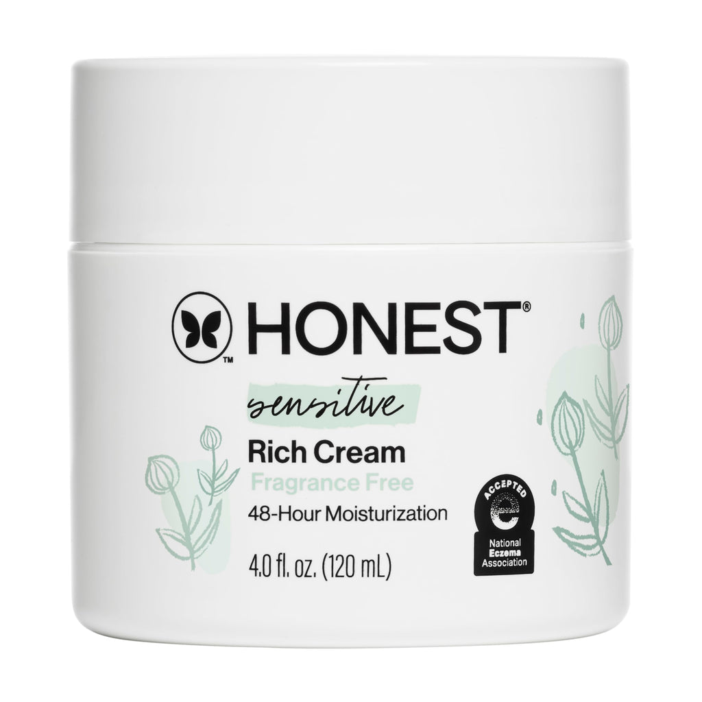 The Honest Company Rich Cream, Hypoallergenic, EWG Verified, Fragrance-Free