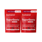 HumanN SuperBeets Heart Chews Zero Sugar, Pomegranate Berry Flavor, 180 Ct | Blood Pressure Support, Nitric Oxide Support, Heart Health & Energy, Non-GMO Beet Root Powder, Grape Seed Extract, Once Daily