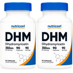 Nutricost Dihydromyricetin (DHM) 350mg, 90 Capsules for 90 Servings, Vegan | GMO-Free