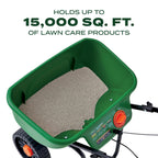 Buy now Scotts Turf Builder EdgeGuard DLX Broadcast Spreader for Seed, Fertilizer, Salt, Ice Melt, Holds up to 15,000 sq.ft. Product at indiglob india