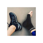 Buy now Copper Compression Foot Sleeves - Plantar Fasciitis, Achilles, Ankle Support Brace Socks - Day / Night Relief from Heel Spurs, Arch Pain, Swelling, Soccer Injuries, Golf, Running - 1 Pair Black - L at indiglob india