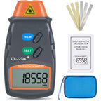 Buy now AGPtek® Professional Digital Laser Photo Tachometer Non Contact RPM Tach at indiglob india