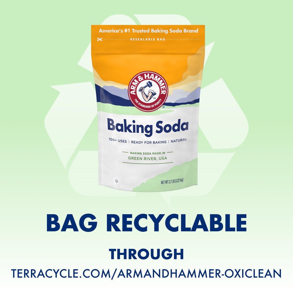 Buy now ARM & HAMMER Baking Soda Made in USA, Ideal for Baking, Pure & Natural, 2.7lb Bag at indiglob india