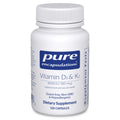 Pure Encapsulations Vitamin D3 & K2, 120 Capsules | Bone and Vascular Health Support*, Immune Function Support*, Gluten-Free, Non-GMO, with Vitamin D3 and K2
