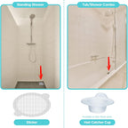 Buy now 50 Pack, Disposable Shower Drain Hair Catcher Mesh Stickers… at indiglob india