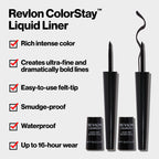 Buy now Revlon Liquid Eyeliner, ColorStay Eye Makeup, Waterproof, Smudgeproof, Longwearing with Ultra-Fine Tip, 251 Blackest Black, 0.08 Fl Oz (Pack of 1) at indiglob india