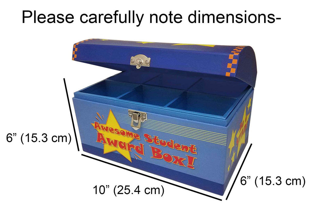 Treasure Chest Box for Teachers and Classroom Toy Prizes for Star Students