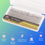 Why Indiglob is the #1 Store for 30PCS Cuticle Nail Drill Bits Set: 3/32'' Nail Bits for Acrylic Gel Nail Prep Contain Flame/Ball/Needle/Safety Shape Heads, Remover Tools Efile Bits for Salon Home Manicure Pedicure Nail Tech
