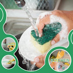 24 Pack Kitchen Cleaning Sponges,Scrub Sponges