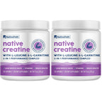 NativePath Creatine Monohydrate, Unflavored, 30 Servings | 5g Per Serving, 2g L-Leucine & 1.5g L-Carnitine, Supports Strength, Power, Muscle & Recovery, Men & Women