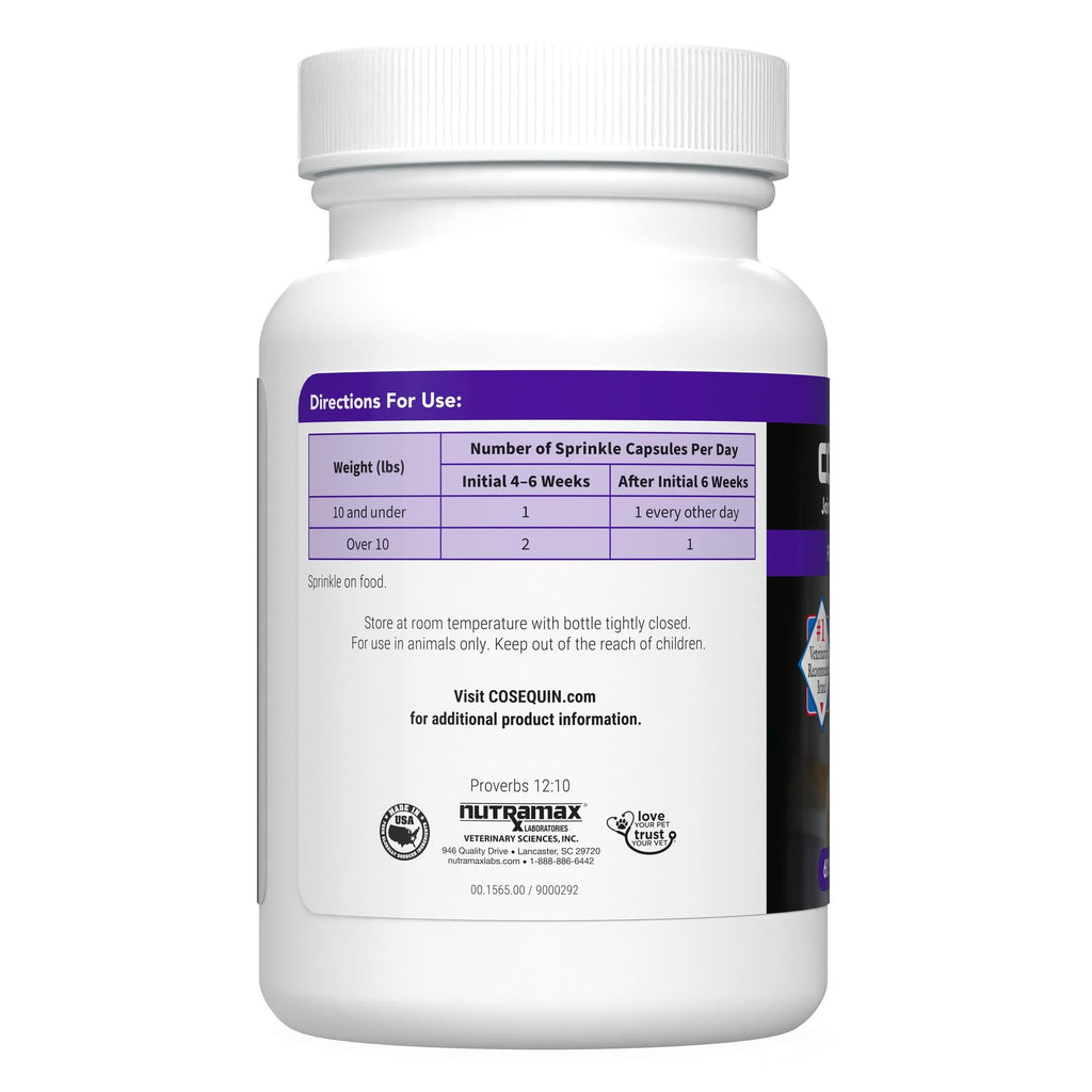 Nutramax Cosequin Senior Joint Supplement for Cats, Sprinkle Capsule, 60ct