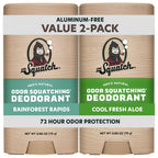 Buy now Dr. Squatch Natural Men’s Deodorant – Aluminum Free Natural Deodorant Men with Charcoal & Postbiotics for 72-Hour Odor Protection – Rainforest Rapids + Fresh Falls, 2.65oz Stick (2-Pack) at indiglob india