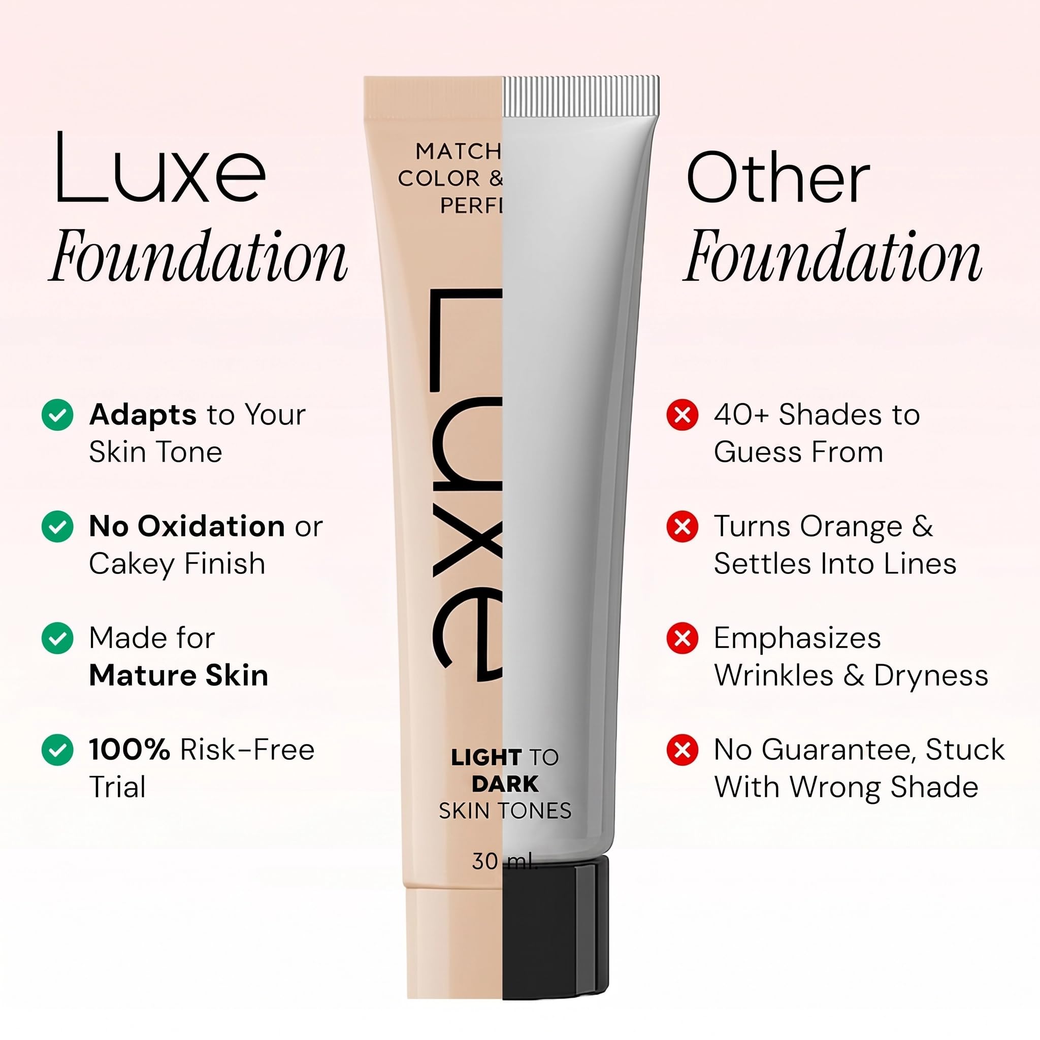Luxe Color Changing Foundation – Medium