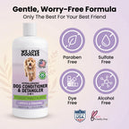 2-in-1 Dog Conditioner & Detangler, for Doodles & Poodles, Lavender, 16OZ