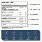 (2 Pack) 10 in 1 Magnesium Calcium Zinc Supplement with Vitamin C D3 K2, Glycinate Mag Vegan Liquid Drops Plus L-Theanine Boron Sea Moss Extract, Immune Support, Bone, Sleep & Leg Cramps, 1 Fl Oz