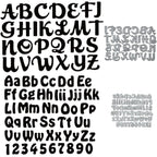 Buy now 78 Pieces Alphabet Letters and 10 Pieces Numbers Cutting Dies Metal die cuts Carbon Steel Embossing Script Die Stencils Letter Cutting die cuts for Card Making Scrapbook Card Making Supplies 4 Styles at indiglob india