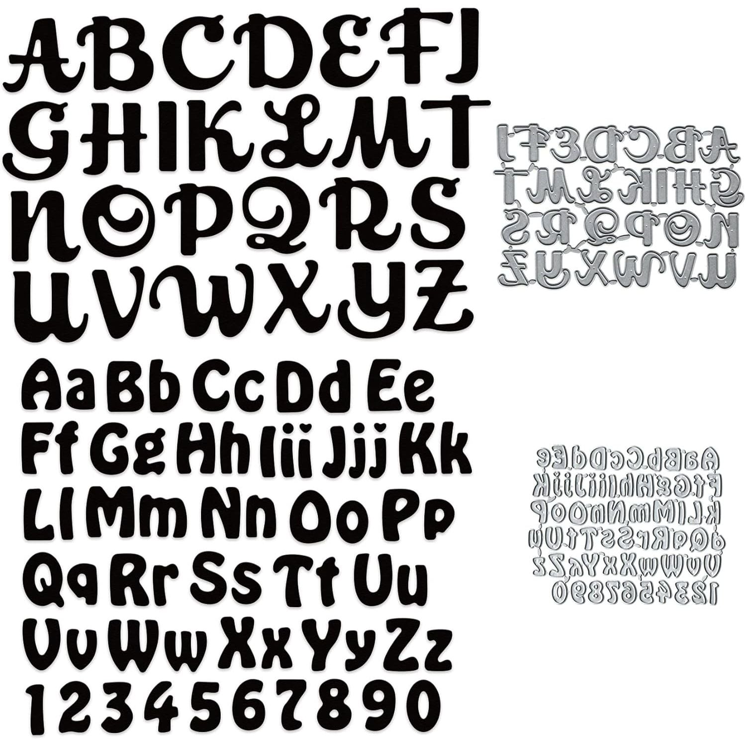 Buy now 78 Pieces Alphabet Letters and 10 Pieces Numbers Cutting Dies Metal die cuts Carbon Steel Embossing Script Die Stencils Letter Cutting die cuts for Card Making Scrapbook Card Making Supplies 4 Styles at indiglob india