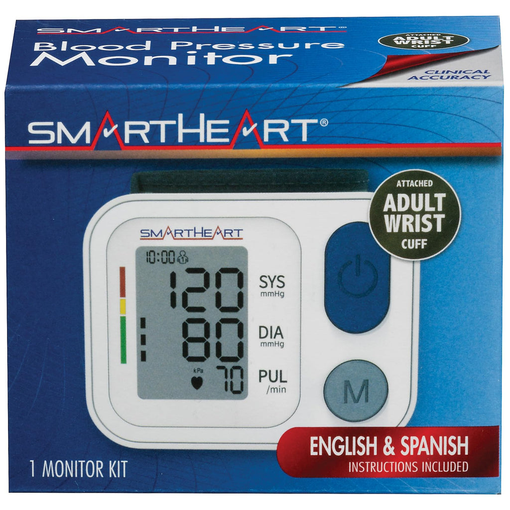 SmartHeart Automatic Wrist Blood Pressure Monitor, Adult