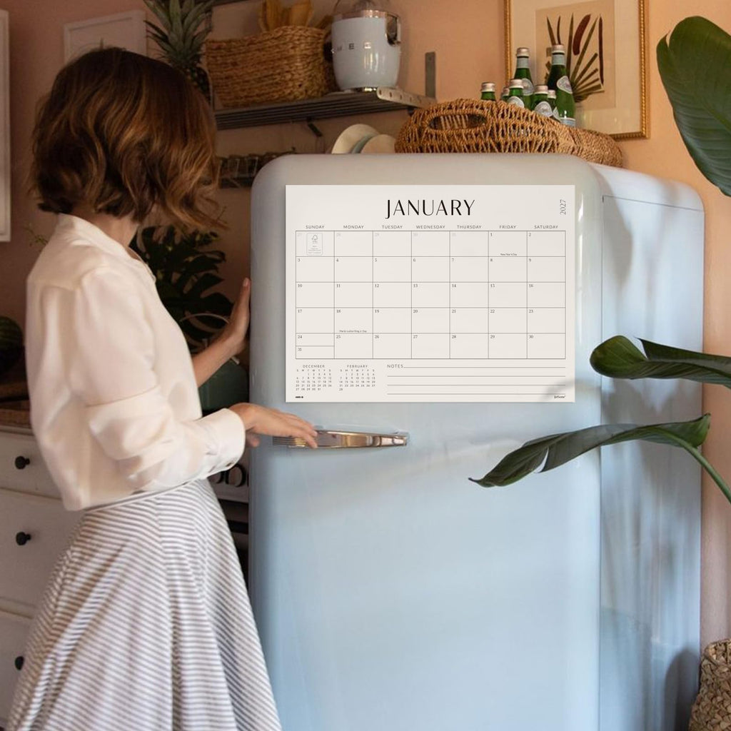 Jotsome Magnetic Calendar for Refrigerator 2026-2027