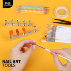 FANDAMEI Nail Art Tools, Nail Stuff, Nail Supplies, Nail Stand, Nail Brush | Nail Art Brushes, Nail Dotting Tool, Nail Stand For Press Ons, Nail Holder For Painting Nails, Nail Tools, Nail Design Tools