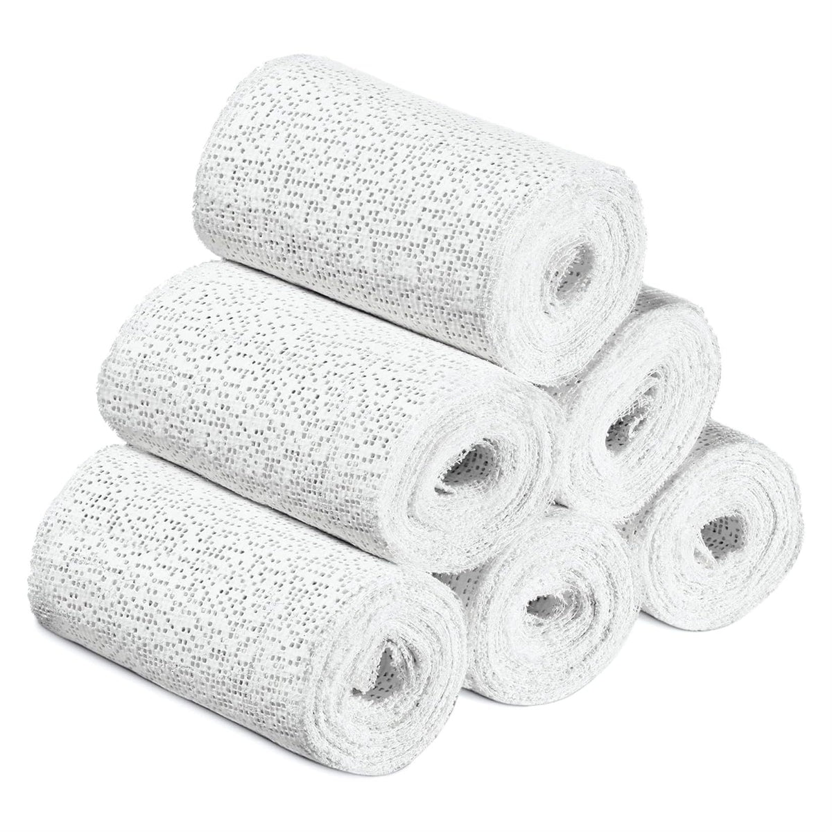 Plaster Coth Rolls 6 Pack Plaster Gauze Bandage Plaster Strip Gauze Wrap for Body Casts Craft Projects Belly Molds 3in x 106 inch