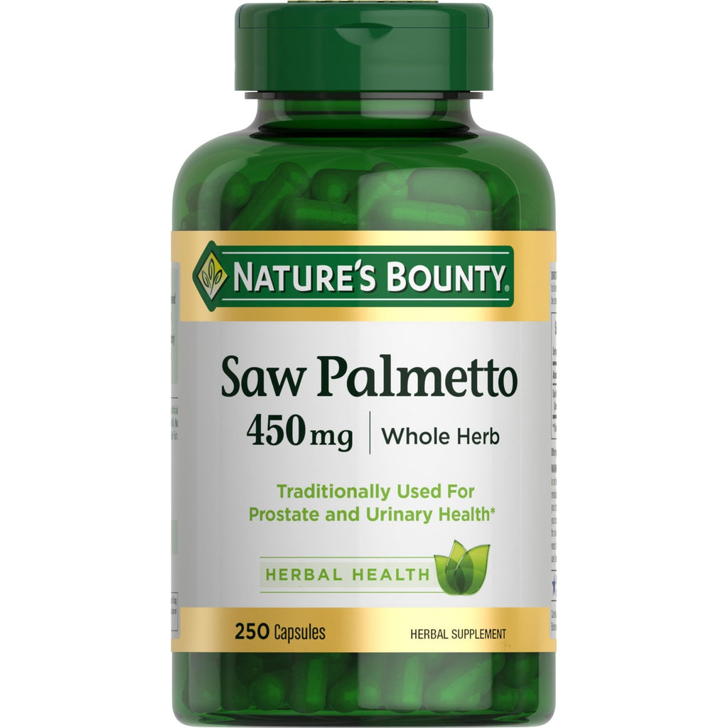 Nature's Bounty Saw Palmetto 450 mg, 100 Capsules