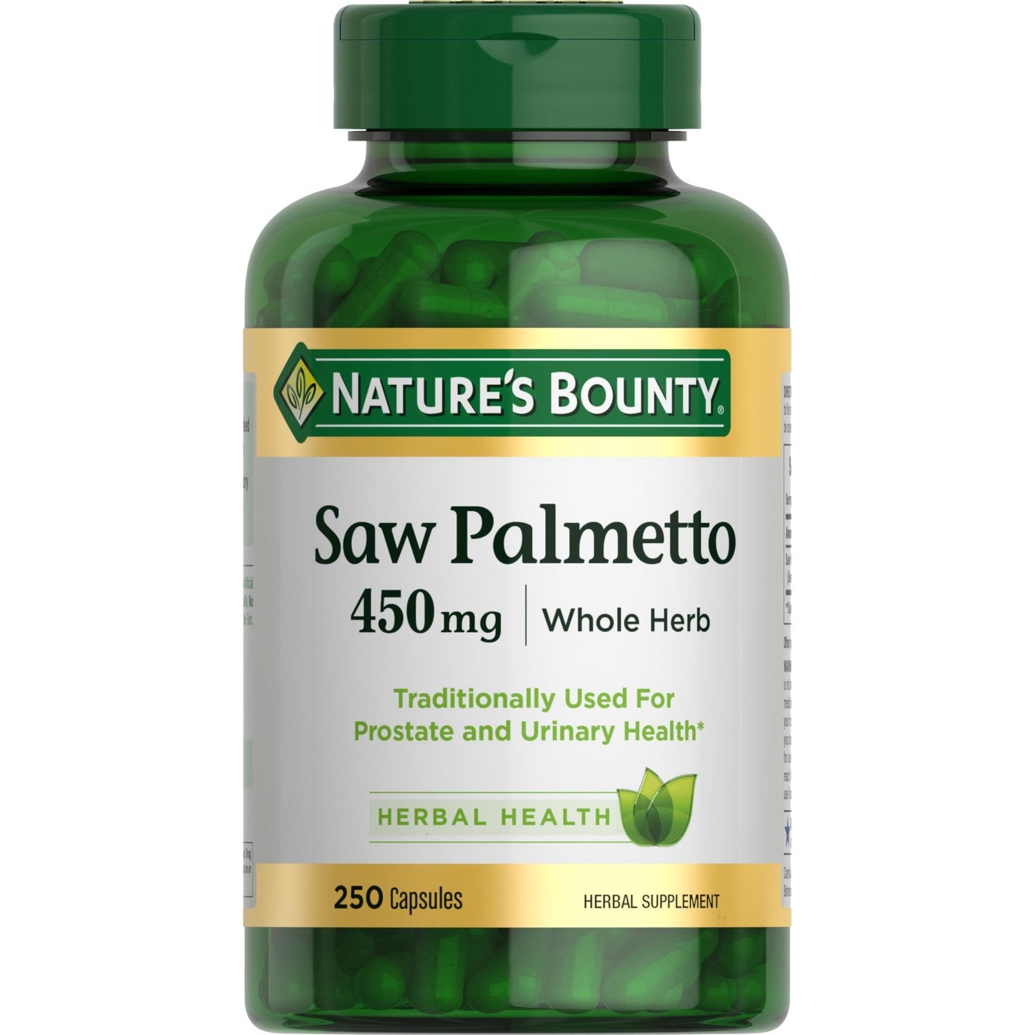 Nature's Bounty Saw Palmetto 450 mg, 100 Capsules