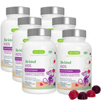 Igennus Methylated Kids Multivitamin Gummies, Age 4+, 6 x 90 Gummies | Clean Label & Third Party Tested, No Artificial Sweeteners or Flavors, Sugar Free, Natural Berry Flavor, Non-GMO, Halal