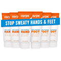 Buy now Carpe Sweat Absorbing Hand and Foot Lotion Bundle (3 Hand and 3 Foot Tubes), Stop Sweaty Hands and Sweaty, Smelly Feet, Dermatologist-Recommended Default at indiglob india