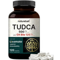 TUDCA 500mg with OX Bile 125mg Per Serving, 120 Capsules – Bile Salts Support, High Absorption Livamate Formula | Liver Cleanse Detox & Repair Supplement | Natural Bitter Taste – Third Party Tested