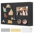 2Pack Magnet Board,17" x 12"Magnetic Board for Wall for Magnets,Display Magnetic Letters,Numbers,Spice Jars,Sticky Notes,and Photos,Suitable for Walls,Refrigerators,Cubicles,Cabinets, and More