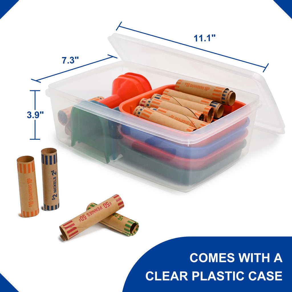 ESSENTIAL Coin Sorter Trays & Coin Counter Tubes