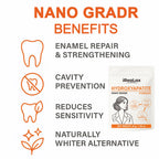 100% Pure Nano Hydroxyapatite Powder 45g (1.59 oz) | Nano Grade unflavored Hydroxyapatite Crystals for Teeth | DIY Formulations | nanohydroxyapatite Bulk