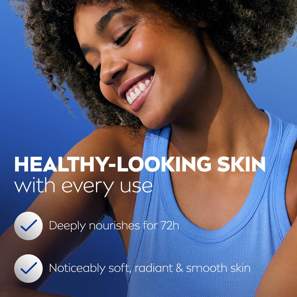 NIVEA Cocoa Butter Body Lotion for Dry Skin with Hyaluronic Acid, 33.8 Oz