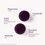 Natrol Sleep & Restore Magnesium Glycinate, GABA, 5mg Melatonin, 60 Gummies | Nighttime Sleep-Aid, Support Relaxation, Calm Magnesium Glycinate, with GABA, Botanical Blend, 100% Drug-Free, Cherry Flavor