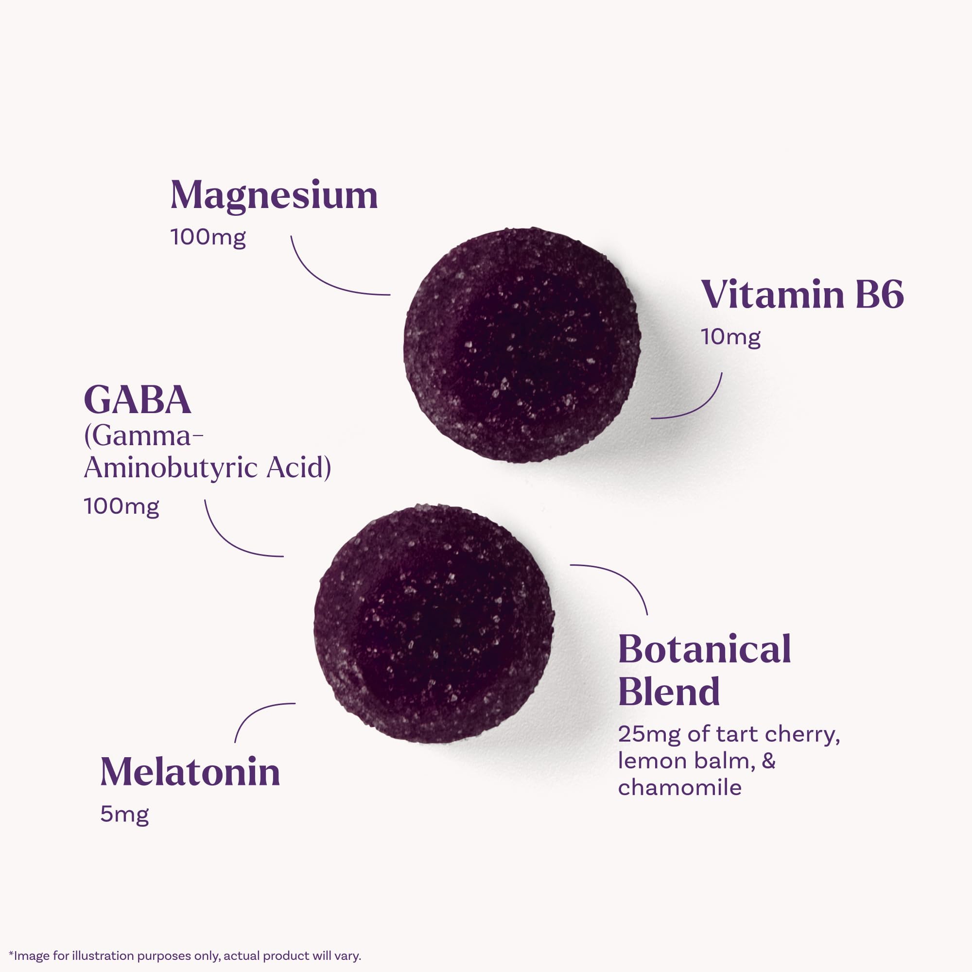 Natrol Sleep & Restore Magnesium Glycinate, GABA, 5mg Melatonin, 60 Gummies | Nighttime Sleep-Aid, Support Relaxation, Calm Magnesium Glycinate, with GABA, Botanical Blend, 100% Drug-Free, Cherry Flavor