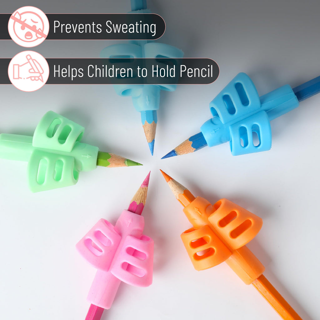 Mr. Pen- Pencil Grips for Kids Handwriting, 20 Pack