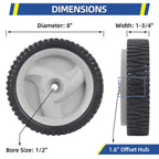 GICOOL 583719501 194231X460 Front Wheels for Craftsman Husqvarna & HU Mower