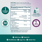 NEURIVA Memory 3D Brain Supplement - Nootropic Capsules for Memory, Focus & Cognitive Function - Short Term, Long Term, & Working Memory Support - 50 Count (Pack of 2)
