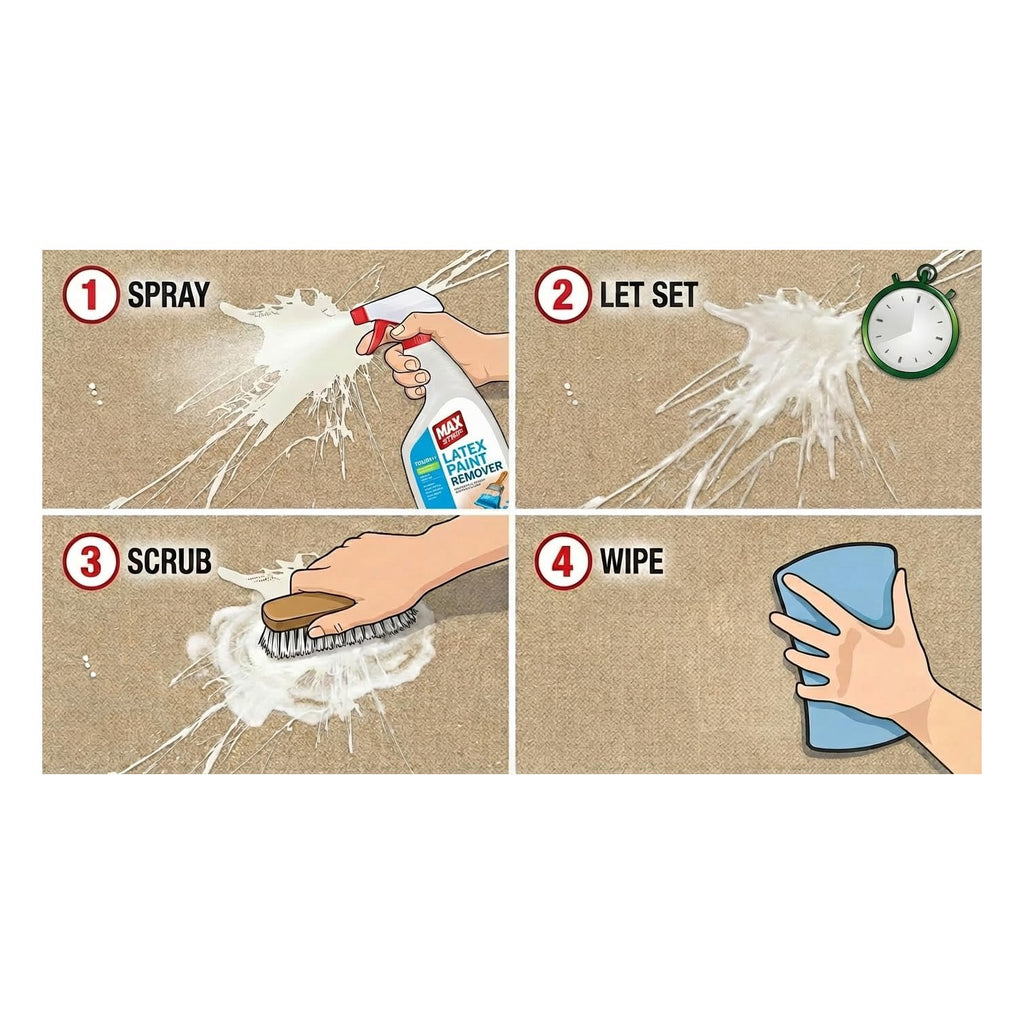 Max Strip Latex Paint Remover Gel Spray, Multi-Surface Safe, 22 fl oz