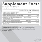 Sports Research® Blood Balance Iron Supplement 36mg, 90 Liquid Caps | 36mg Iron, Folate & Vitamin C for Absorption | Red Blood Cell Support for Women & Men | Vegan Certified, Non-GMO, Gluten-Free