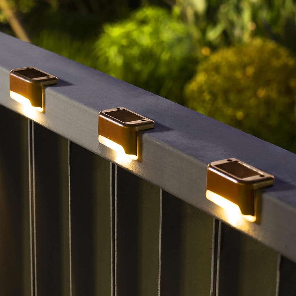 Buy now SOLPEX Solar Deck Lights Outdoor 16 Pack, Solar Step Lights Waterproof Led Solar lights for Outdoor Stairs, Step , Fence, Yard, Patio, and Pathway(Warm White) 16 Warm White at indiglob india