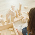 Buy now Melissa & Doug Standard Unit Solid-Wood Building Blocks With Wooden Storage Tray (60 pcs) at indiglob india