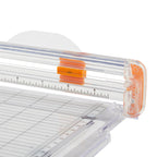 Fiskars SureCut Portable Paper Cutter, Precise Trimmer Tool, 9" Cut Length