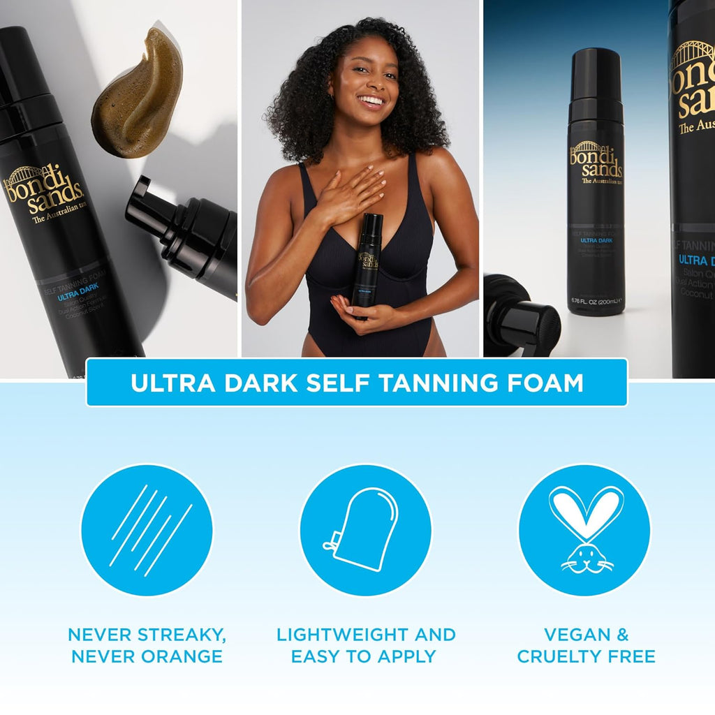 Buy now Bondi Sands Self Tanning Foam | Lightweight, Self-Tanner Foam Enriched with Aloe Vera and Coconut Provides an Even, Streak-Free Tan at indiglob india