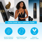 Buy now Bondi Sands Self Tanning Foam | Lightweight, Self-Tanner Foam Enriched with Aloe Vera and Coconut Provides an Even, Streak-Free Tan at indiglob india