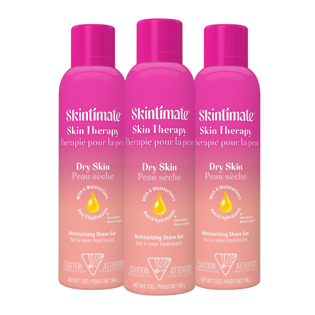 Skintimate Shaving Cream for Women, Shaving Foam, Sensitive Skin Scent, Pack of 3, 7 oz Each