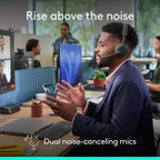 Buy now Logitech Zone Wireless 2 ES for Business - Noise-Canceling Wireless Headset with Adaptive Hybrid ANC, Native Bluetooth, Microsoft Teams Certified - Graphite at indiglob india