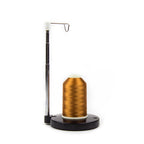 Adjustable Single Thread Spool Holder – Stand alone Embroidery, Sewing or Quilting Thread Holder or Stand – Ensures Smoother Feed = Heavy Plastic Base